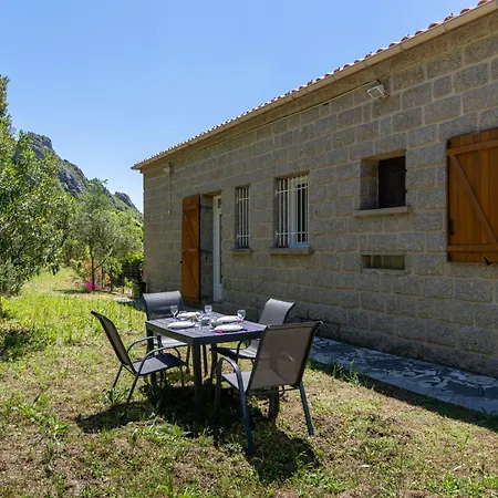 Ferienhaus U Tadu - Maison De En Pierre Avec Vue Et Nature En Corse Du Sud