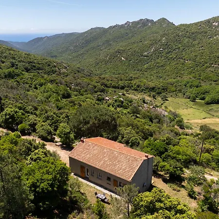 U Tadu - Maison De En Pierre Avec Vue Et Nature En Corse Du Sud