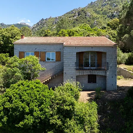 Ferienhaus U Tadu - Maison De En Pierre Avec Vue Et Nature En Corse Du Sud *