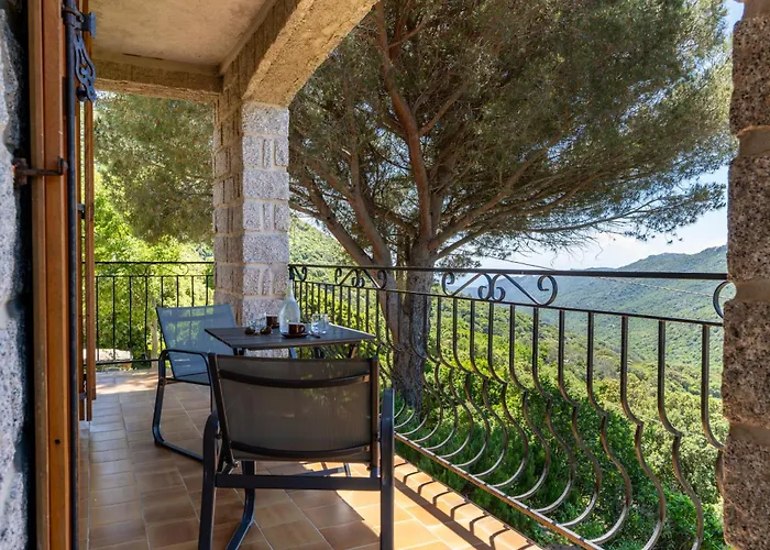 U Tadu - Maison De En Pierre Avec Vue Et Nature En Corse Du Sud Monacia-d'Aullene