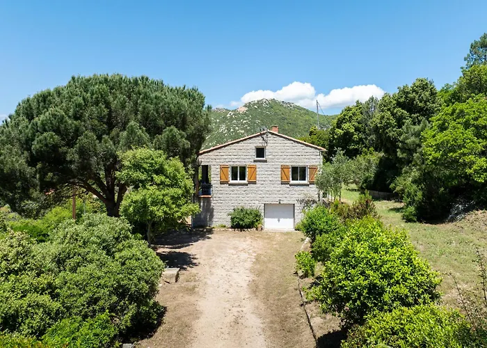 U Tadu - Maison De En Pierre Avec Vue Et Nature En Corse Du Sud Monacia-d'Aullene